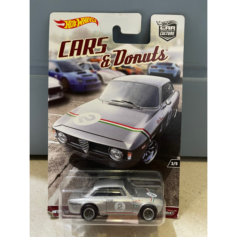 Xe mô hình đồ chơi bánh cao su Hotwheels 1:64 PREMIUM - CAR CULTURE - Alfa Romeo Giulia Sprint GTA