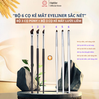  Bộ cọ make up 6 cây cọ kẻ mắt Eyeliner chuyên dụng cọ đi viền mở rộng cọ che khuyết điểm cọ rãnh mắt 