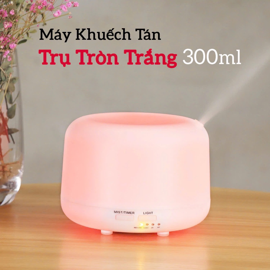 Máy Xông Tinh Dầu 500ml Phun Sương Tinh Dầu