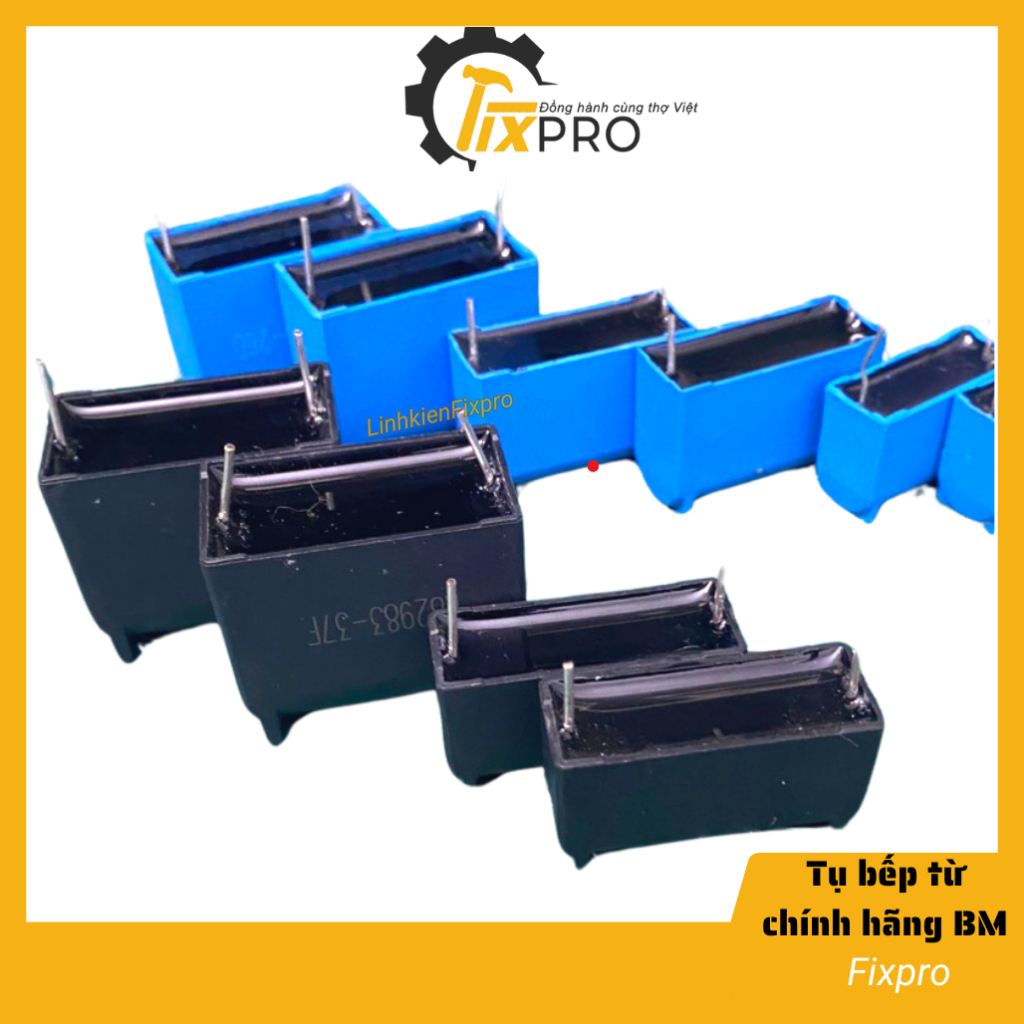 Tụ bếp từ 0.24UF/ 0.27UF/ 0.3UF/ 0.33UF/ 2UF/ 3UF/ 3.3UF/ 4UF/ 5UF/ 8UF/ 10UF chính hãng chất lượng 
