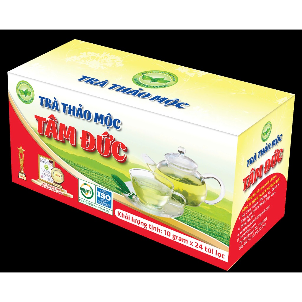 Trà Thảo Mộc Tâm Đức Túi Lọc mẫu mới 2025