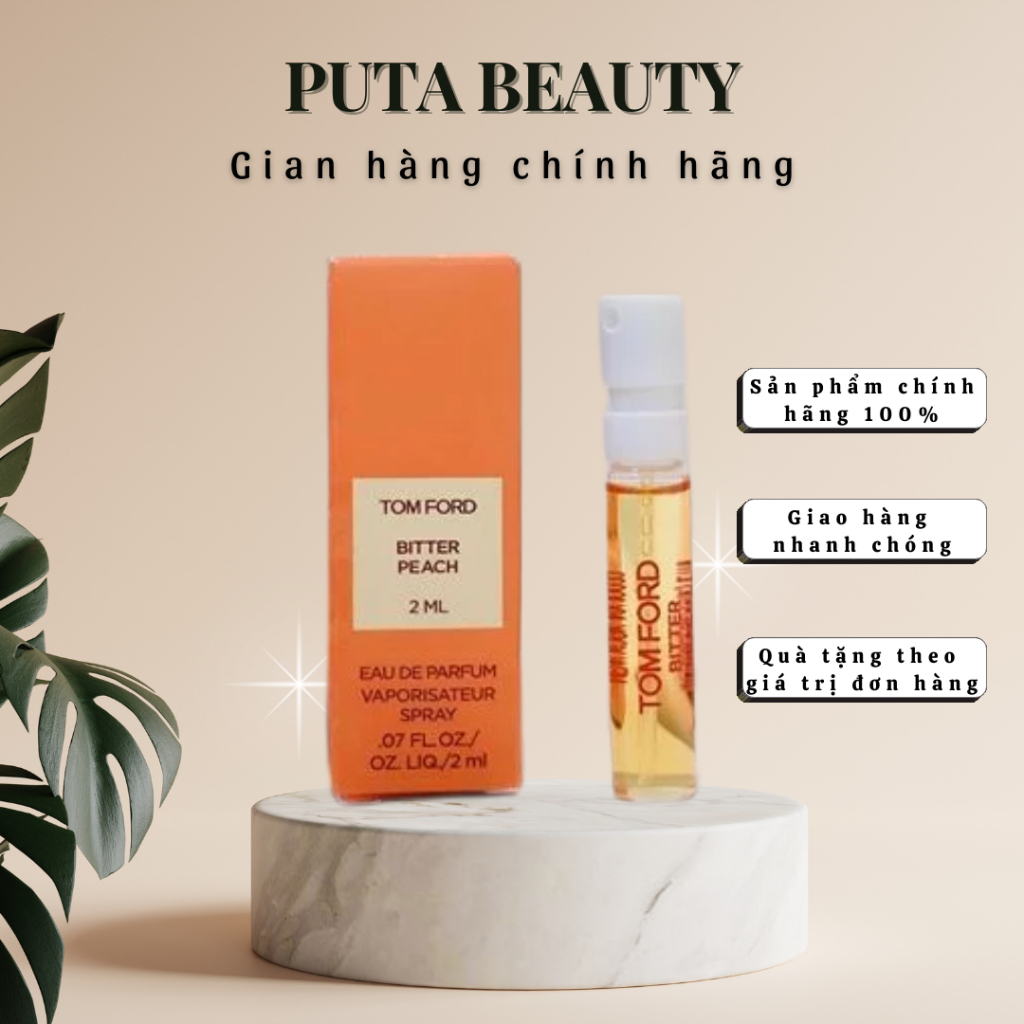 Nước hoa Tomford peach mini 2ml - Puta Beauty