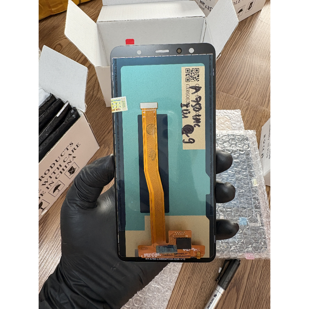 Màn hình tương thích SS A7-2018/ A750 màn Linh Kiện + khung (tặng keo)