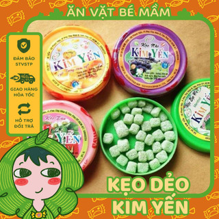  Kẹo dẻo Kim Yến vị tuổi thơ  Lốc 6 hộp  ăn vặt tuổi thơ Ăn Vặt Bé Mầm. 