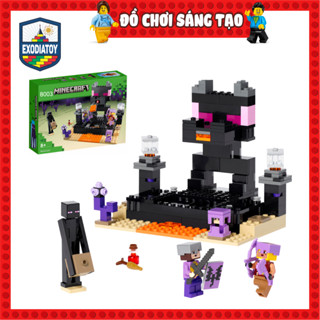 Xếp hình Minecraft Trận chiến cuối cùng : The End Arena - Đồ Chơi Lắp Ghép Sáng Tạo - SX8003 Ideas 21242
