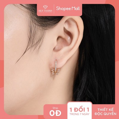 Bông Tai Khoen Nữ Vàng Tây 14K BT486 Huy Thanh Jewelry