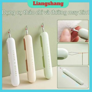 Dụng cụ xỏ kim 2in1 - Cây xỏ kim tháo gỡ chỉ đa năng, dụng cụ và phụ kiện may vá gia dụng Thiết kế hai đầu .