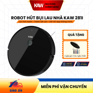 Robot hút bụi lau nhà tự động SWI-KAW lực hút 3500Pa,Radar cảm biến thông minh chống va đập