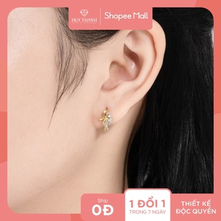  Bông Tai Khoen Nữ Vàng Tây 14K BT492 Huy Thanh Jewelry 