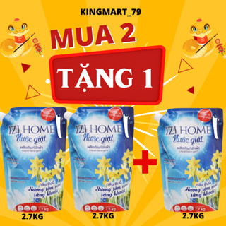 [Mua 2 tặng 1] Nước giặt IZI HOME hương sớm mai túi 2.6 lít