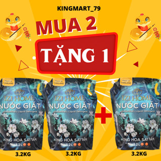 [Mua 2 tặng 1] Nước giặt IZI HOME hương hoa say đắm túi 3.2 lít