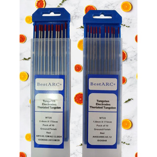 Kim hàn Tig inox 1.6/2.4 Best ARC đầu đỏ (hộp 10 kim)