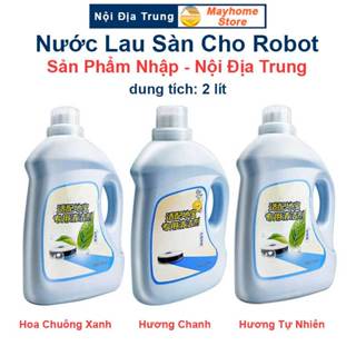 Nước Lau Sàn Nhà Cao Cấp Cho Robot Hút Bụi Lau Nhà Mùi Hoa Chuông Xanh, Hoa Chanh & Hương Tự Nhiên, Hàng Nội Địa Trung