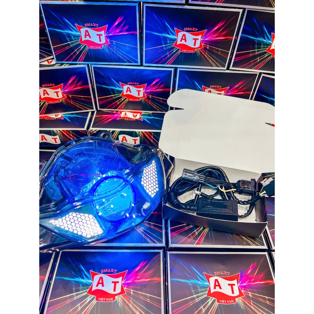 Đầu Đèn Định Vị SH Vô Bi S500 Mini Kính Khói