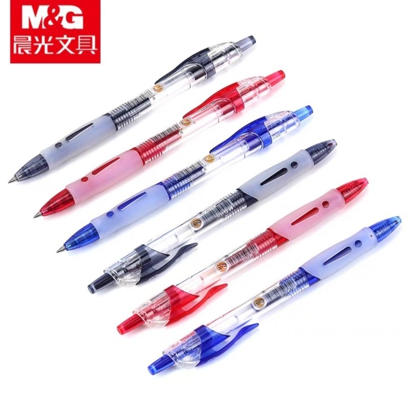 Bút gel nước M&G 02376 / GP1163 nét 0.5mm I Bút béo 1163  có ruột G5 thay thế