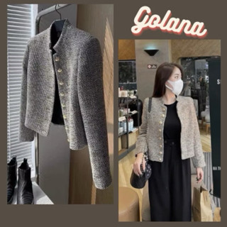 Áo Dạ Tweed Hai Lớp Cao Cấp Màu Tiêu Cúc Đồng ( Có Bigsize ) A088 ( Có Sẵn- Giao Ngay)