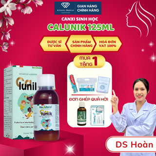 [Quà Xinh] Canxi Sinh Học CALUNIK Imochild Bổ Sung Canxi LipoCal D3 K2 Tăng Chiều Cao Cho Bé Lọ 125ml