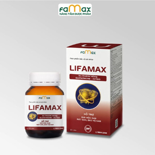 Giải độc gan Lifamax giúp giải độc, mát gan, phục hồi chức năng gan hộp 30viên