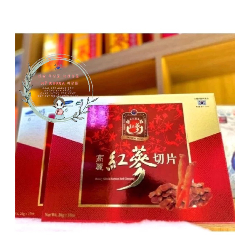 SÂM LÁT TẦM MẶT ONG SAMBOK FOOD HÀN QUỐC 🇰🇷 { HÀNG CHUẨN KOREA}