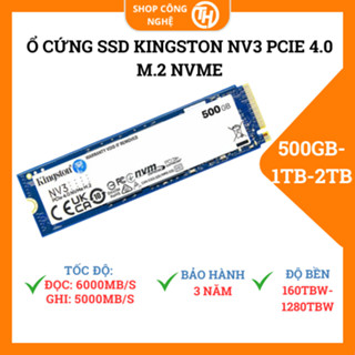 Ổ cứng SSD Kingston NV3 500GB - 1TB - 2TB - 4TB M.2 PCIe Gen4 x4 NVMe