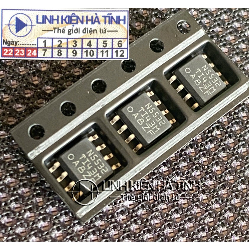 Combo 15 IC khuếch đại NE5532 N5532 dán Sop-8 mới chất lượng -BB10