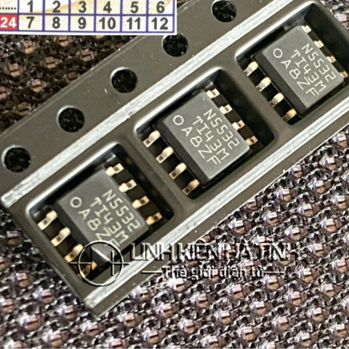 Combo khuếch đại 15 NE5532 IC N5532, linh kiện dán Sop-8 chất lượng -BB10 pxb6 N5532, -BB10