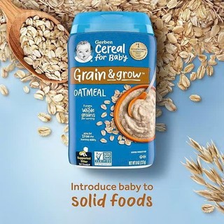 BỘT ĂN DẶM GERBER YẾN MẠCH 227G (DATE 31/5/2025)