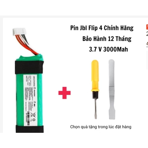 Pin Flip 4 chính hãng.Thay pin loa bluetooth JBL Flip 4. Linh kiện 2Mshop+Giá thấp nhất**