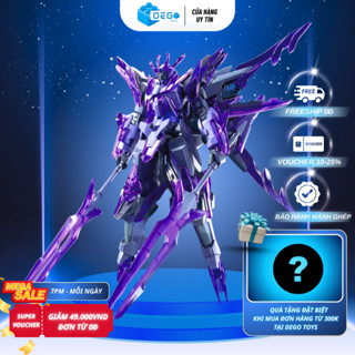 Mô hình lắp ráp TranSient Glacier tím HG, đồ chơi lắp ráp TranSient Glacier tím tỉ lệ 1/144 cao khoản 12cm  Toy