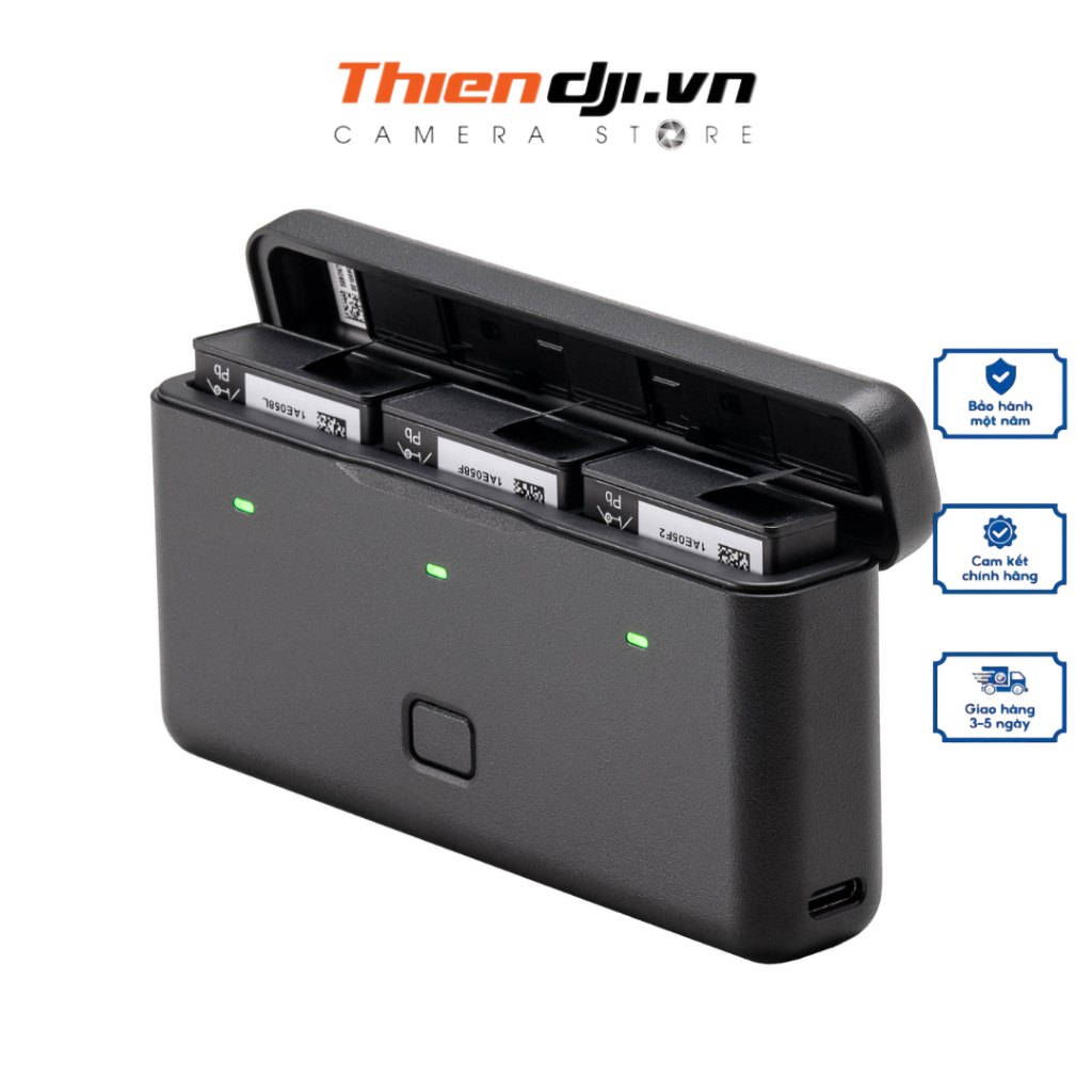 Hộp sạc DJI Action 3/4/5 (DJI Osmo Action Multifunctional Battery Case cho DJI Action 3/4/5)