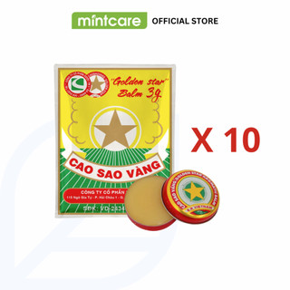  Combo 10 Lọ Cao Sao Vàng 3g DƯỢC TW3  Dầu Cù Là  