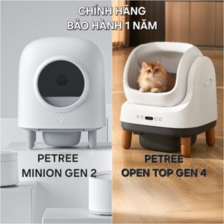 -HỎA TỐC-CÓ SẴN- Bản Quốc Tế- Máy dọn phân mèo tự động Petree Minion vệ sinh gen 1 2 3 2025 Pura MaX