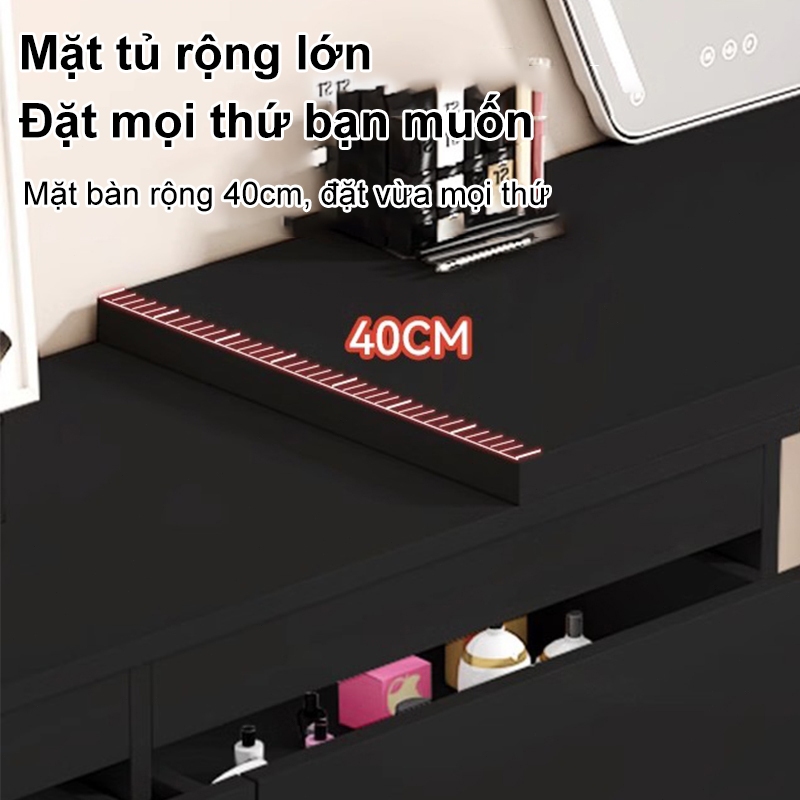 𝑯𝑬𝑰𝑵𝑶  Bàn trang điểm bàn phấn thông minh có tủ để đồ tủ lưu trữ tủ đầu giường, Chống ẩm gỗ | BigBuy360 - bigbuy360.vn