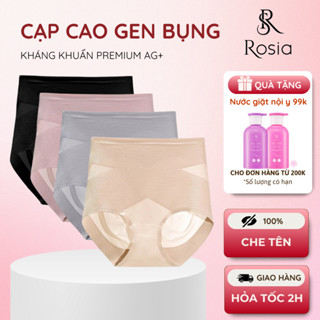 Quần lót cạp cao gen bụng tàng hình ROSIA, quần gen nịt bụng dưới nâng mông siết eo mặc váy, quần lót nữ bigsize 8720