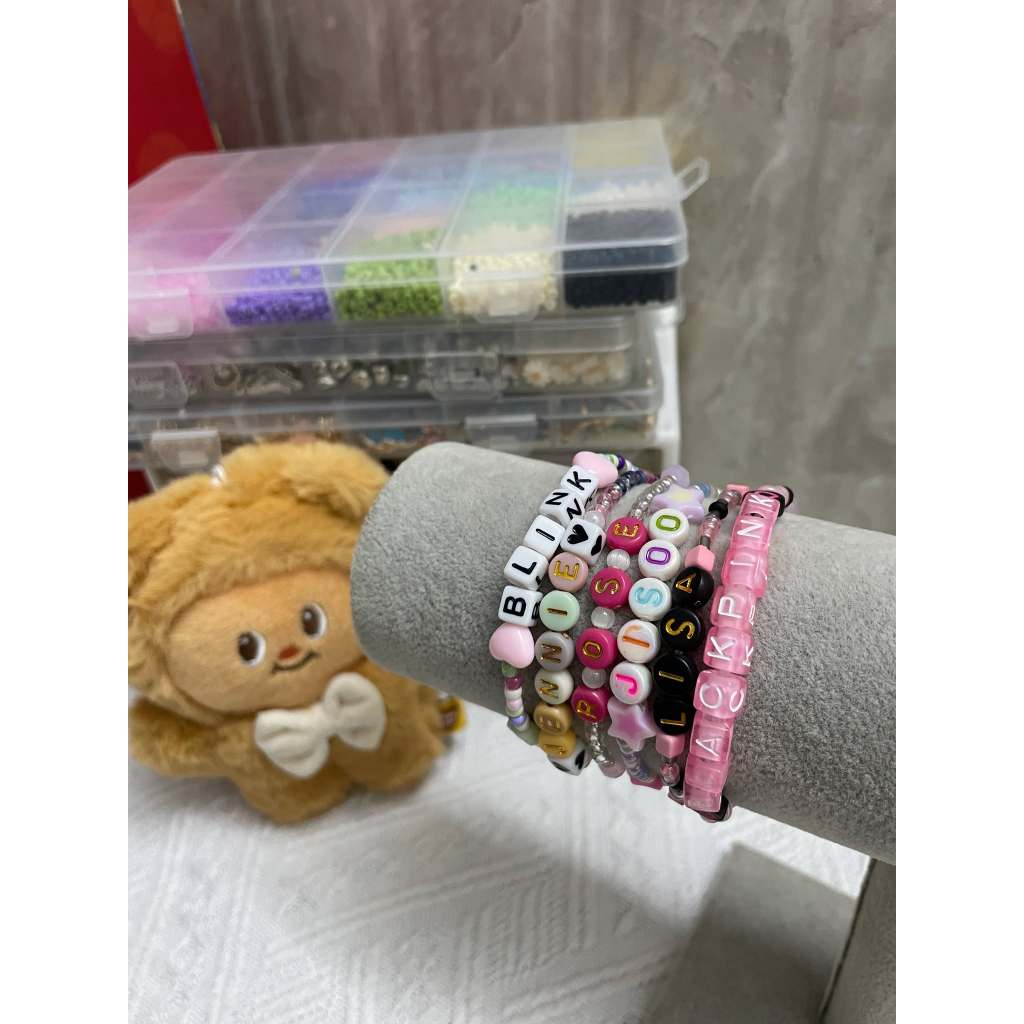 BLACKPINK COMBO Friendship bracelet Set 6 vòng tay BLACKPINK JENNIE JISOO ROSE LISA BLINK