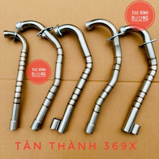 Cổ Pô Inox 304 SIZE 27-32 Tặng Kèm Khâu Nối 304 Mối Hàn TíCH SÂU Cực Đẹp Exciter, Winner, Vario, Dream, Wave, Sirius