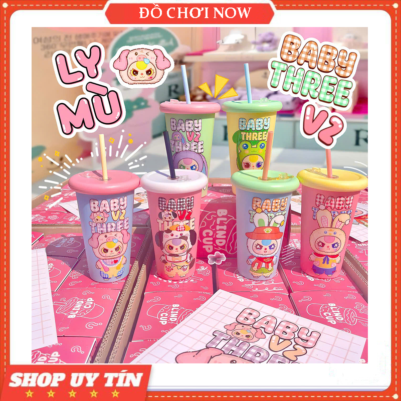 [XẢ KHO] Ly Mù BABYTHREE V2 - Túi Mù Ly Nhựa Babythree - Blindcup BABY THREE Phiên Bản V2 400%
