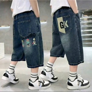 ❌ HOT SALE❌28-52kg  Quần ngố bò bé trai size đại/ quần ngố jean cho bé chất đẹp