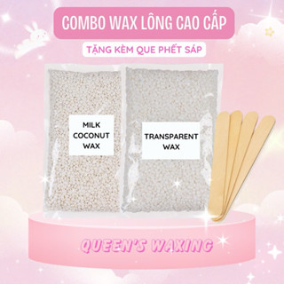 [ Dạng gói 300g, 500g và 1kg ] Sáp wax lông cao cấp dòng ít nóng siêu bám lông dành cho da nhạy cảm tặng kèm que lấy sáp
