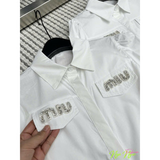 Áo sơ mi túi đá miu cộc tay cao cấp