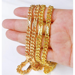 Dây chuyền nam nữ Khoen lật chữ N mạ 24k, 18k lâu phai Thái Lan Viee PT