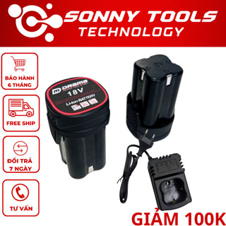 Pin 18V DRAMA dùng cho máy khoan, chuyên vít chân pin 4 cell phổ thông