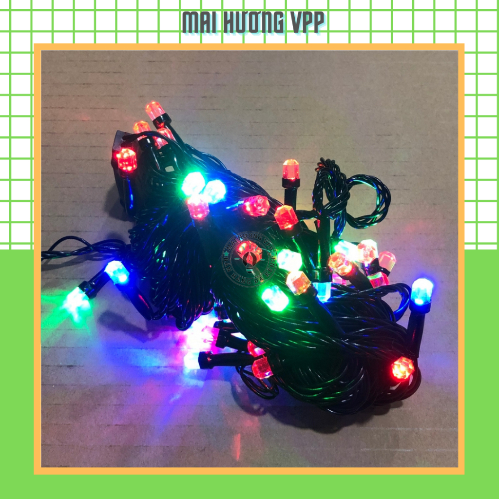 đèn nháy LED giá rẻ dài 9 mét ( Sáng Nhiều Màu)