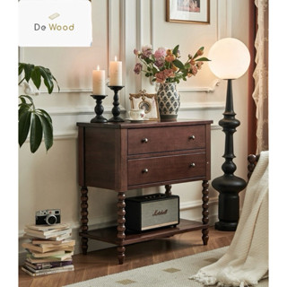  DEWOOD   Kệ console kệ để đồ gỗ tự nhiên tủ bày đồ phòng khách phòng ngủ bàn cạnh sofa bàn trà giá sách 