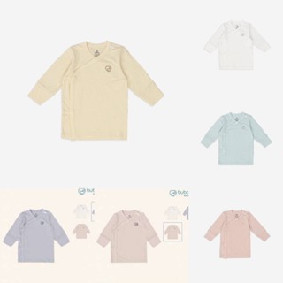 [ BU ĐÂY ] BUBaby 2025 - Áo Bubaby dài tay cài chéo cho bé sơ sinh đến 3 tháng | BF05A - NB 1M 3M - F.T4C
