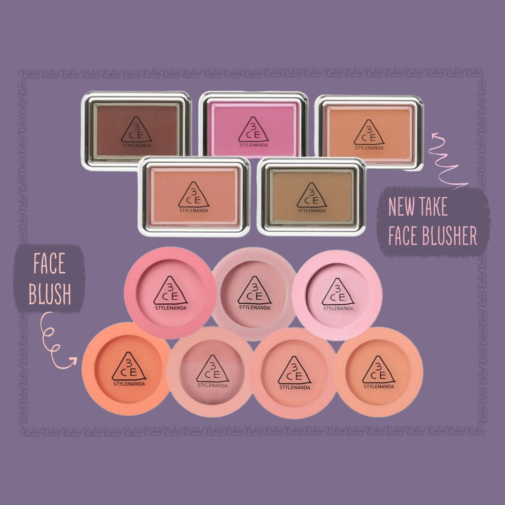 Má hồng 3CE Face Blush, Má hồng 3CE New Take Face Blusher