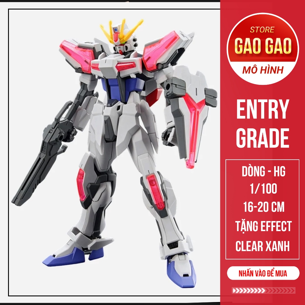 Mô Hình Lắp Ráp Entry Grade EG D-888 Exceed Galaxy KO - Tặng Effect clear màu xanh