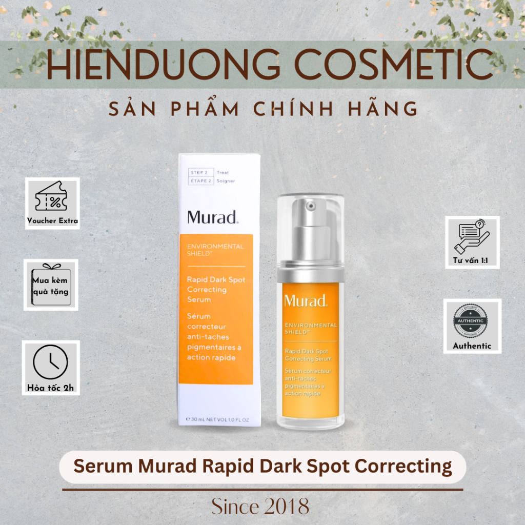 [Đại lý chính hãng] Serum Murad Rapid Dark Spot Correcting 30ml | Tinh chất dưỡng sáng, giảm nám, là