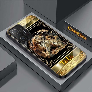Ốp Lưng XIAOMI 11T 5G, 11T PRO 5G Lưng Kính Cường Lực 3D In Hình 12 Con Giáp Tài Lộc