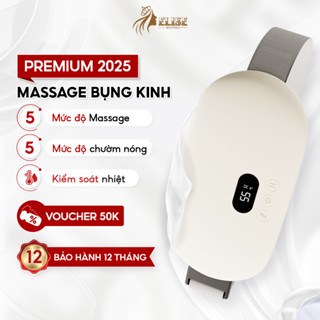 Máy Massage Chườm Nóng Giảm Đau Bụng Kinh ELISE WY.N04 - Đai massage bụng lưng - Quà Tặng Bạn Gái